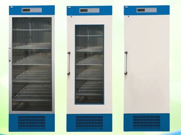 4 Grado Hospital vertical Pharmaceutial Lab congelador frigorífico de la Vacuna para el banco de sangre refrigerador