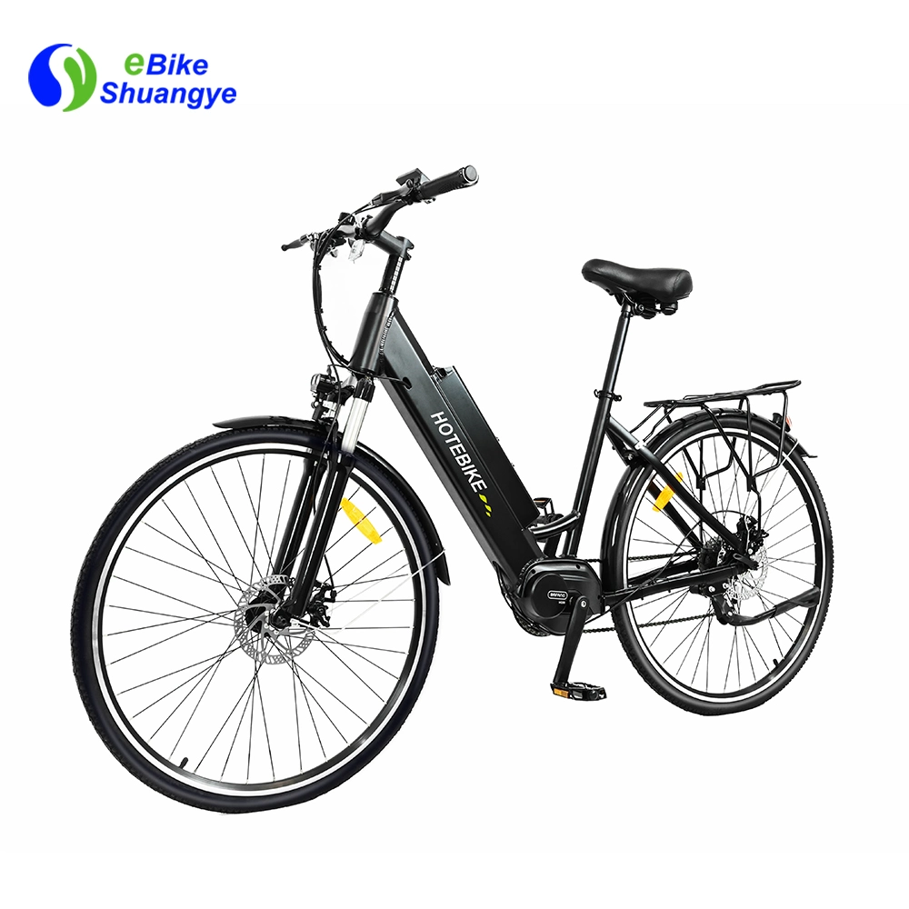 Bicicletas ebikes para adultos bicicleta eléctrica 350W 500W 750W 1000W 60km 25-45km/H aleación de aluminio Shuangye o Hotebike OEM bicicleta de montaña eléctrica EBike MID Drive