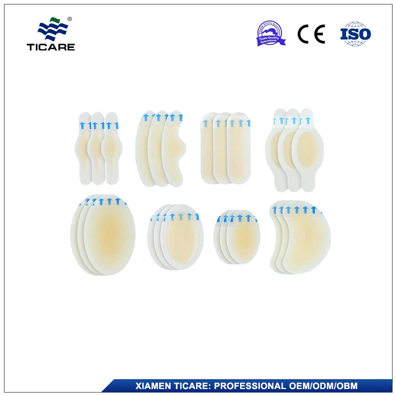 Tamaños variados vendajes/vendajes/parches hidrocoloides curativos avanzados