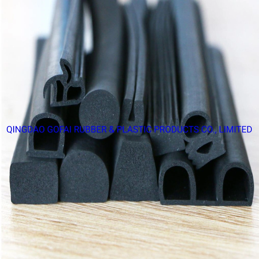 Custom T-Shape EPDM Extrusion Rubber Sealing Strip for Solar Photovoltaic Panel Seal