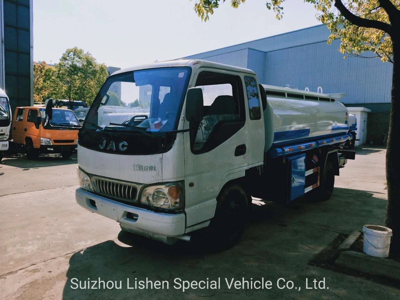 JAC Fuel Tank Truck Cheap Low Price for Sale Second Hand Used Oil Refueling Truck New Tanker New Pump and Dispenser