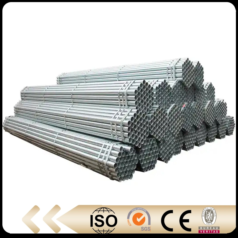 ASTM A106/A53/Spiral/Weld/Seamless/Carbon/Stainless/Black/Round/Gi Hollow Pipes Gas ERW Galvanized Steel Pipe