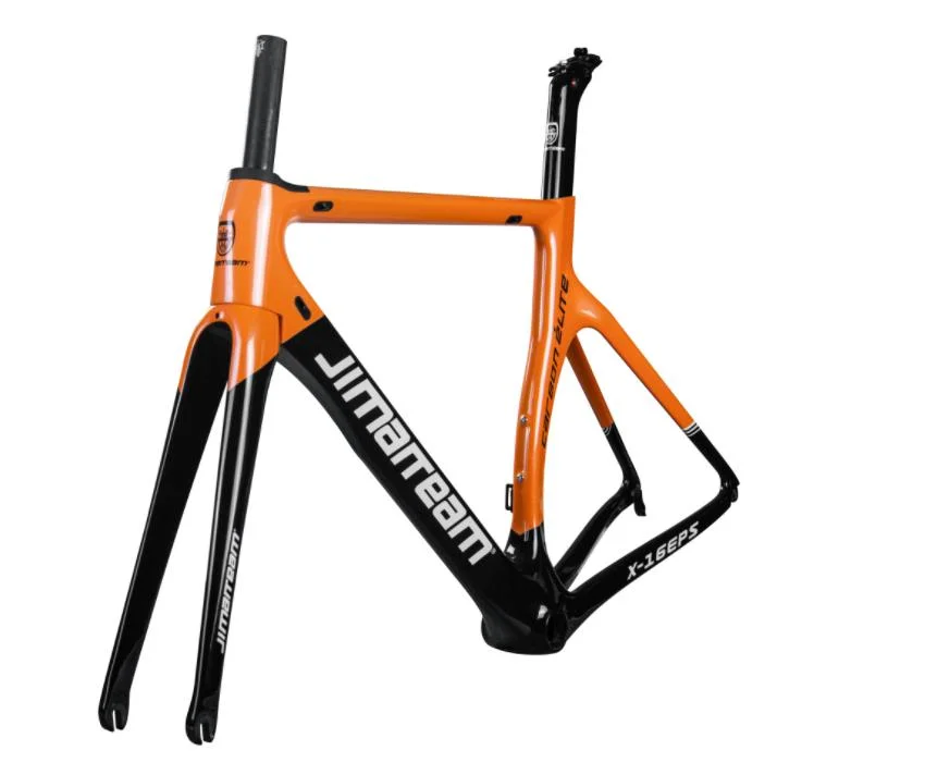 New Arrival Factory Hot Sell All Carbon Road Bike Frames with Rim Brake Clamp Brake Road Bicycle Frameset