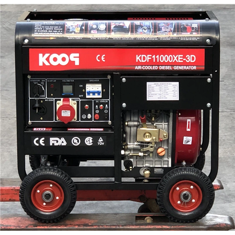 8/10/12kVA Small Power Home Use Single Cylinder Air-Cooled Gasoline Generator