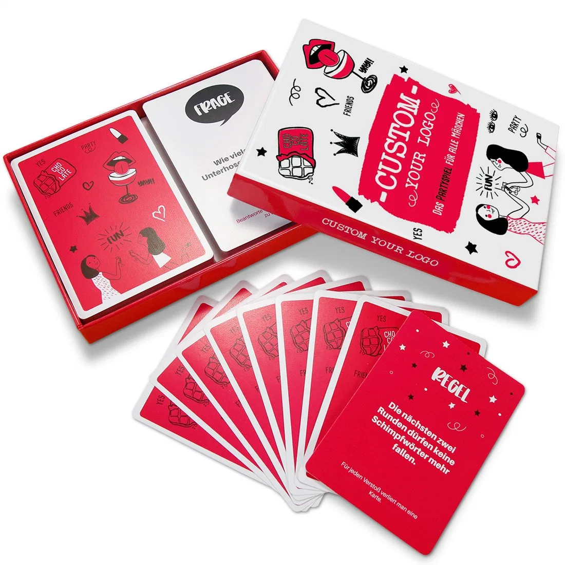 Jeu de cartes d'échantillons gratuit cadeau promotionnel recyclage Art Paper jouer Jeux de cartes Jeux de cartes avec livraison rapide