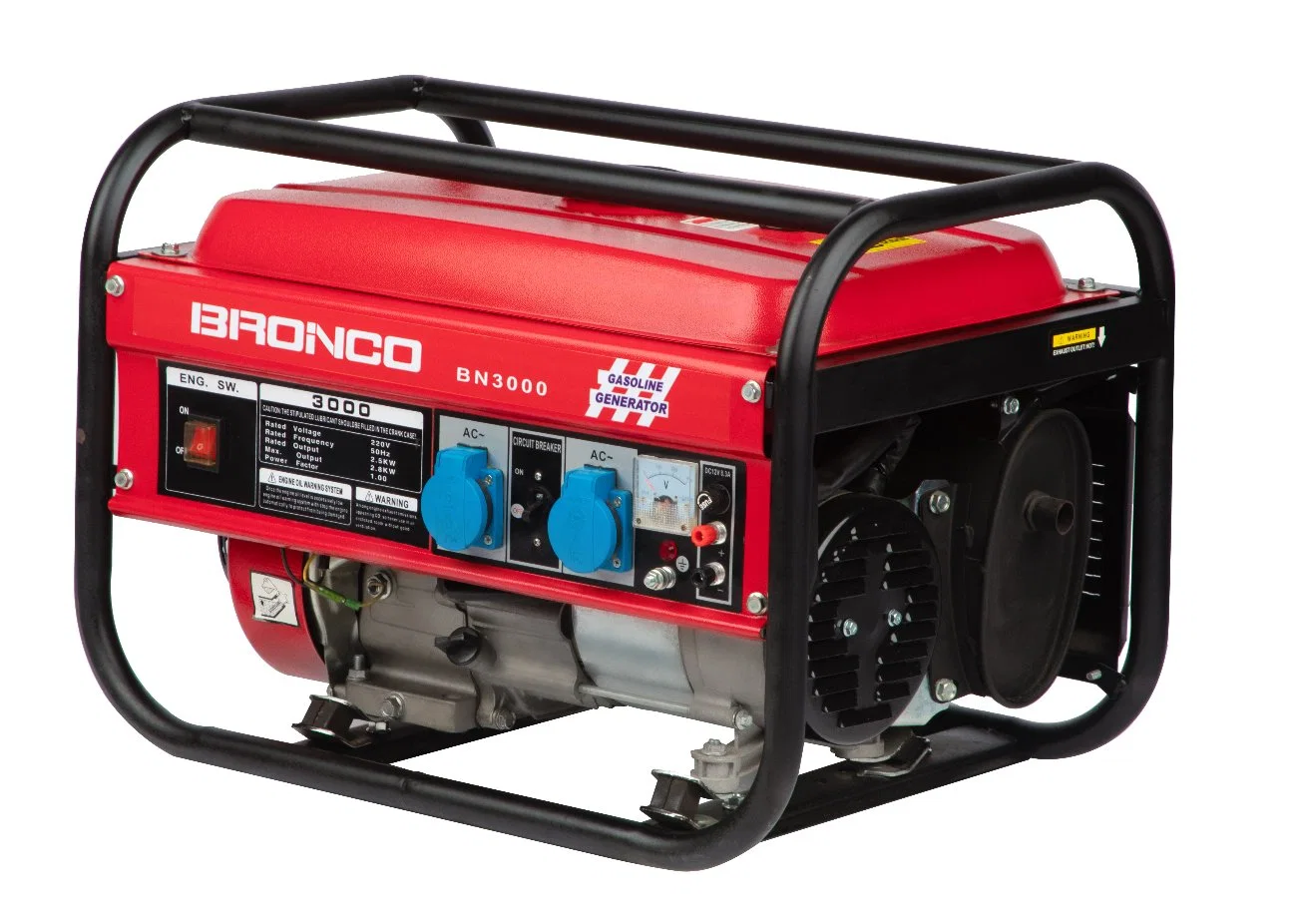 Bronco 1500W 1800W gasolina gasolina de 2000W/ Generador Monofásico