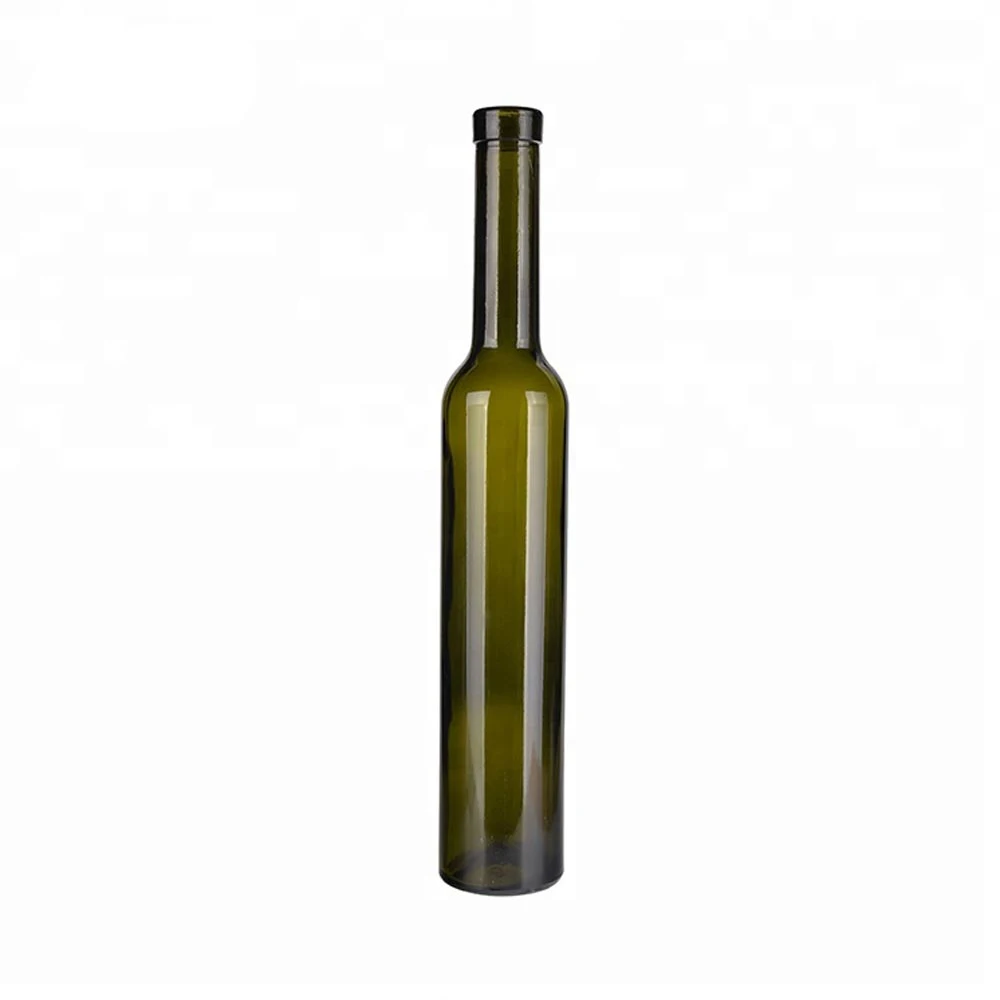 Wholesale/Supplier Empty Black Ice Wine 500ml 1000ml 750ml Wine Bottle Glass with Cork