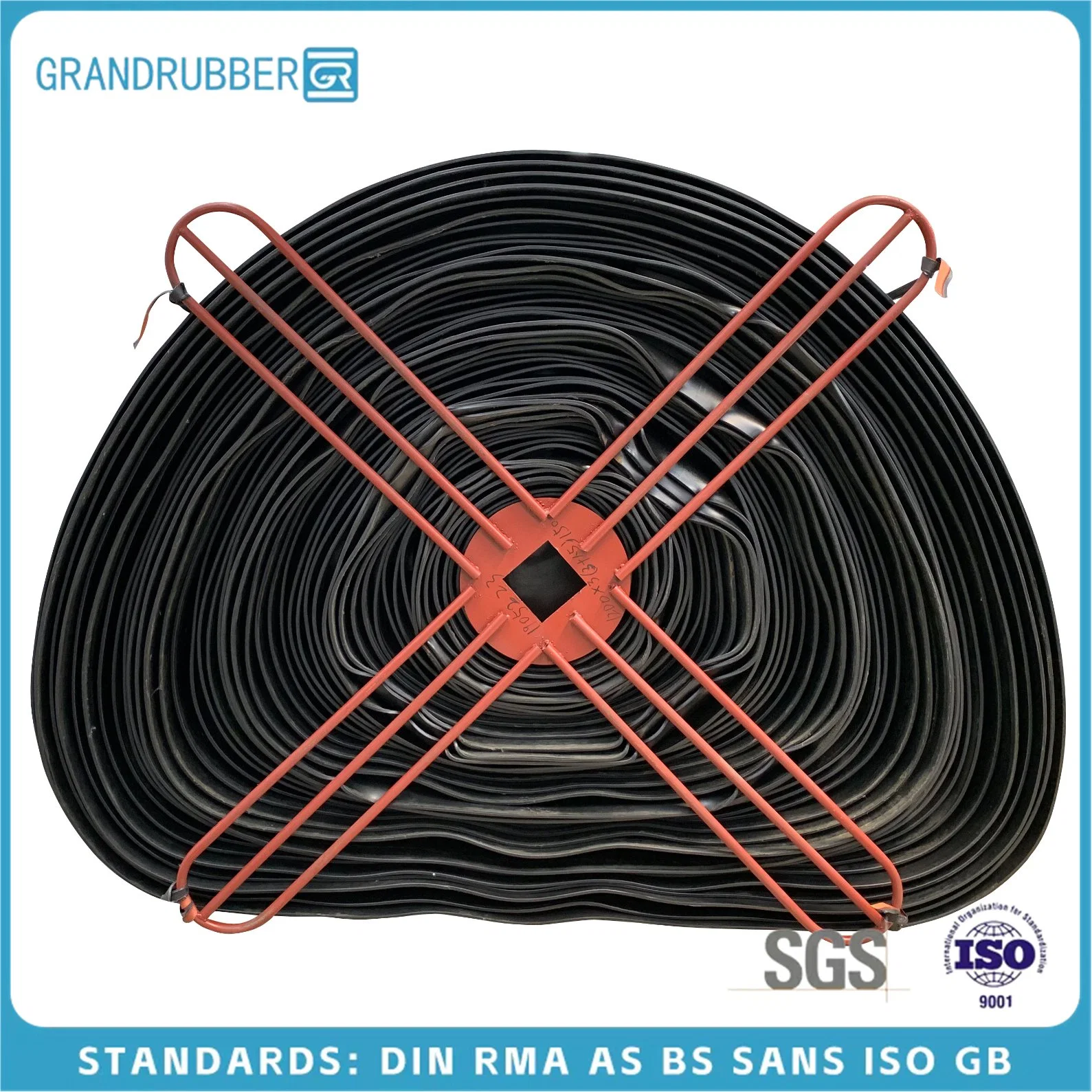 Heat/Oil/ Wear Resistant Heavyweight Endless Nylon Nn100 Polyester Industrial Rubber Conveyor Belt for Cement Industry