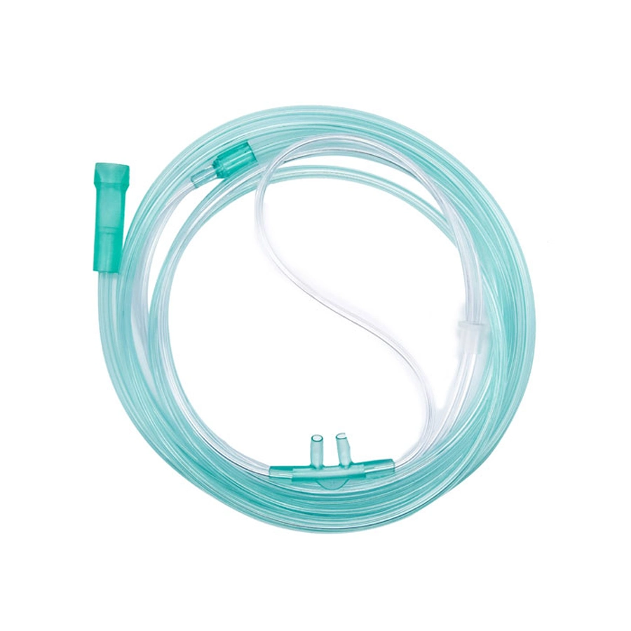 Medical Colored PVC Nasal Oxygen Cannula for Surgical