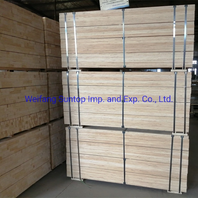 Melamine WBP Phenolic Glue Radiata Pine LVL for Furniture Construction Pallet Usage