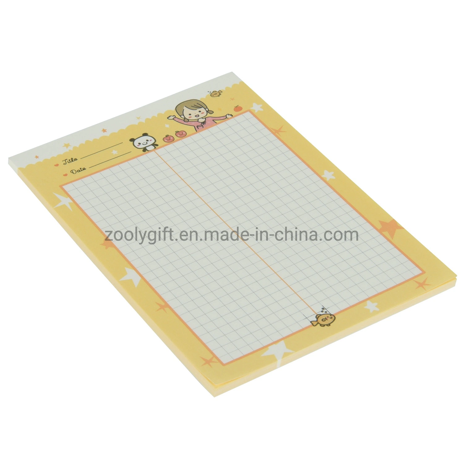 Custom Sticky Notes Pad Cute Printing Memo Note Pads Sticky Notes