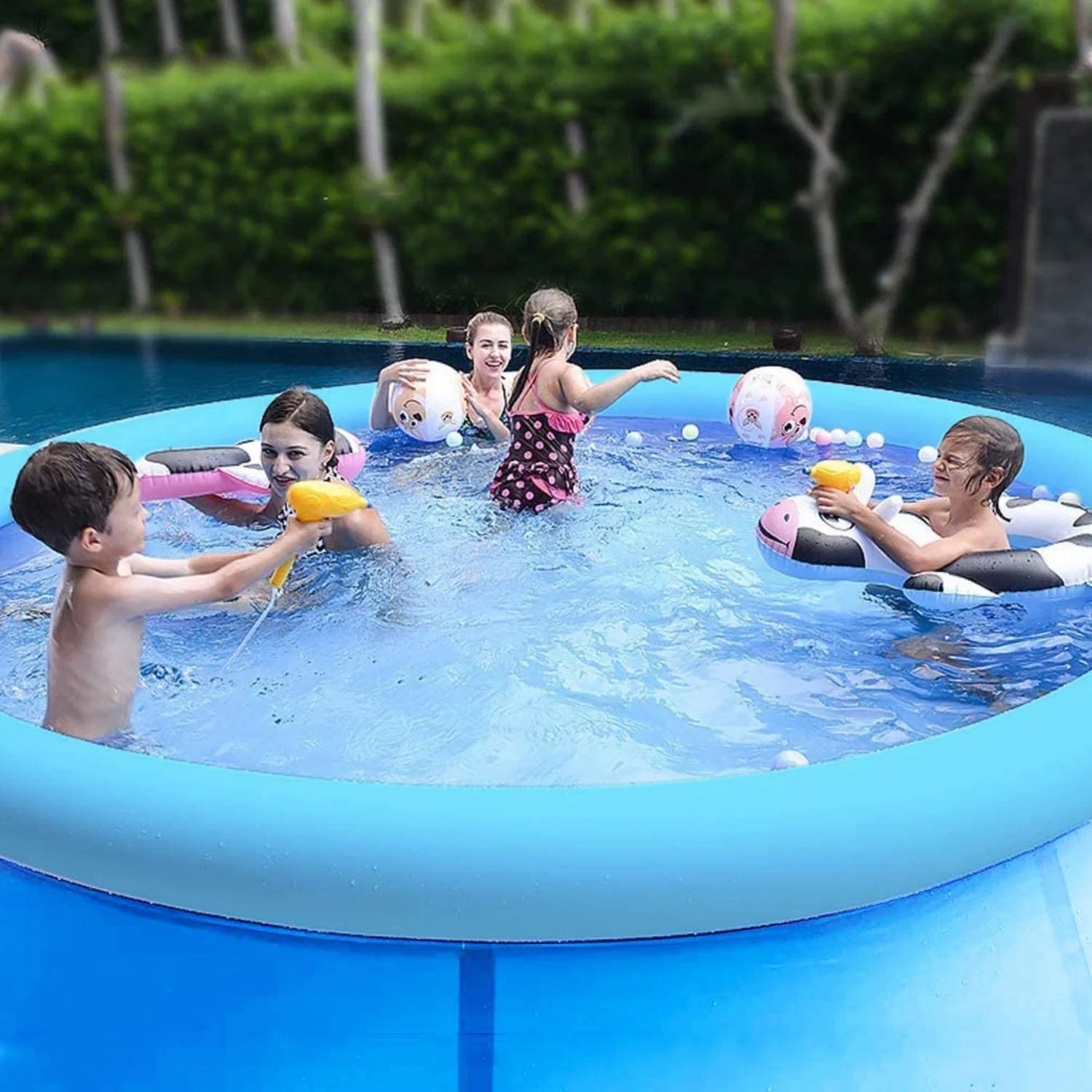 Inflatable PVC Round Swimming Pools for Family