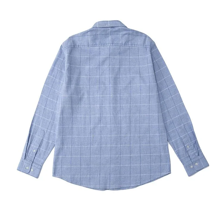 Men's Regular-Fit Long-Sleeve Poplin Oxford Stripe Chemise