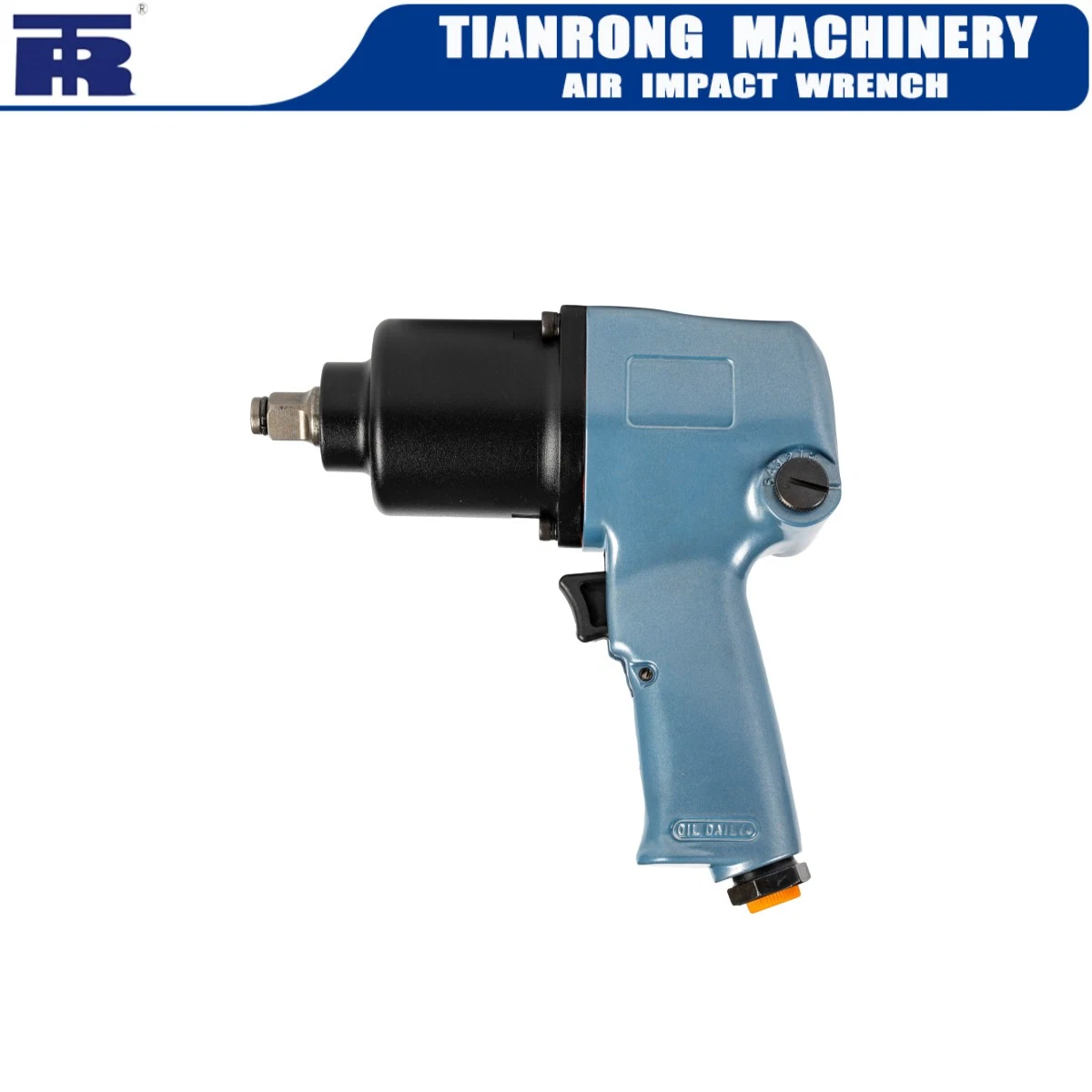 1/2 Inch Pneumatic Tool, Air Impact Wrench, Adopts a Double Hammer Striking Structure, Coupled with Lightweight, High Impact Frequency, and Long Service Life