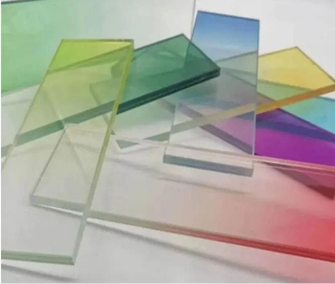 10.76mm 12.76mm 17.14mm 21.52mm Gradient PVB Tempered Laminated Glass with Polished Edge