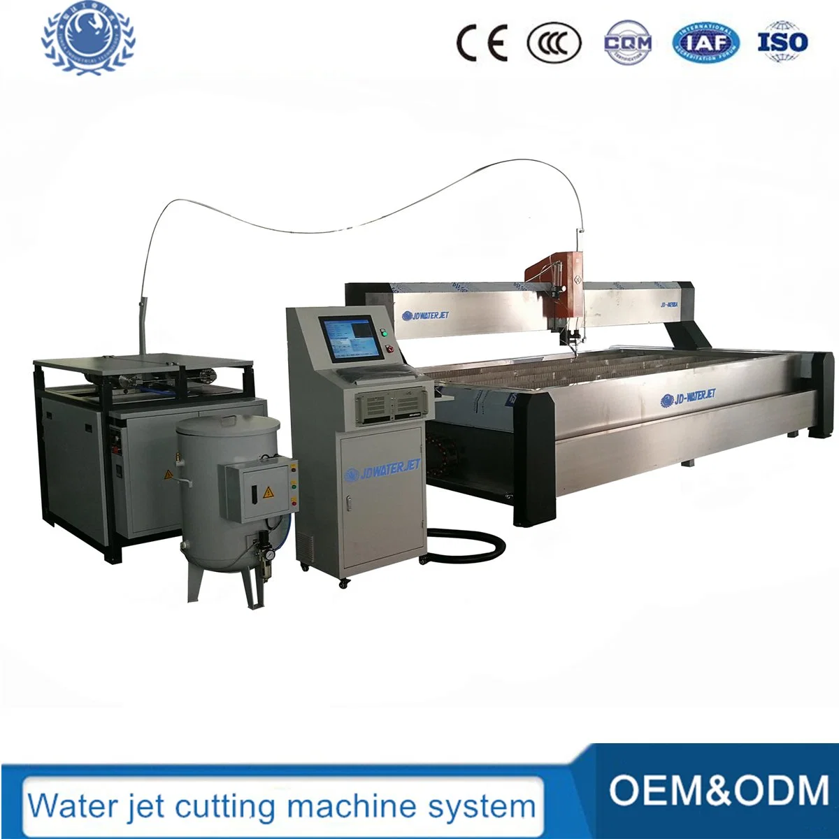 High Cutting Quality and Efficiency Saw Waterjet Cutting Advertising Industry Metal Fiber Laser Cutting Machine