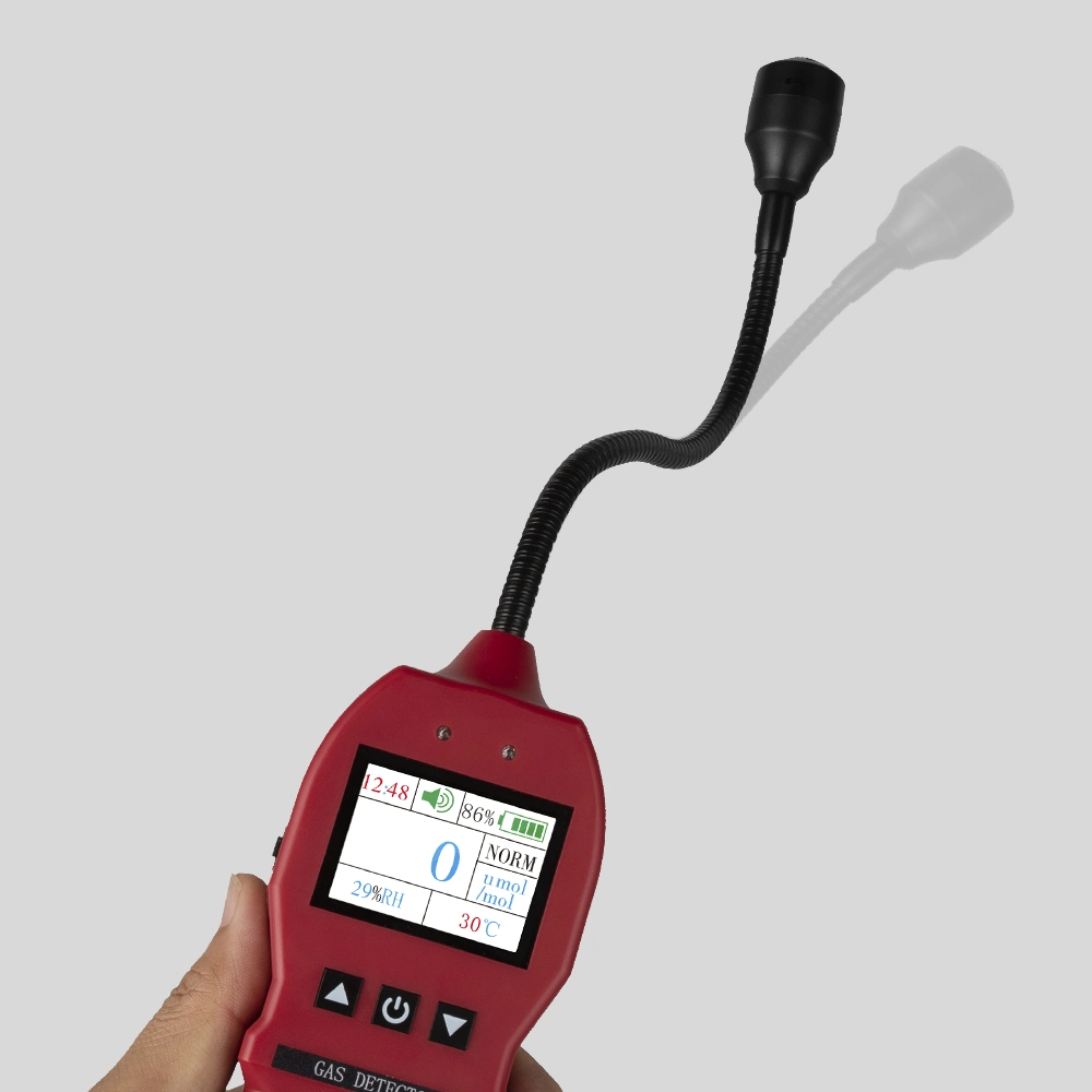 Reliable Handheld CH4 Gas Detector Multi Gas Analyzers H2s Co CO2 CH4 C2h4 Vocs Pm O3 Gas Leak Detector