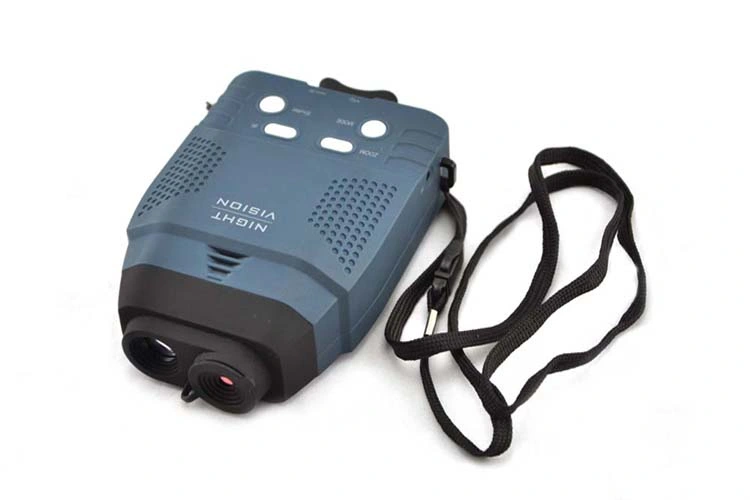 Night Vision Blue Infrared Iiiuminator Allows Viewing in The Dark-Records Images and Video