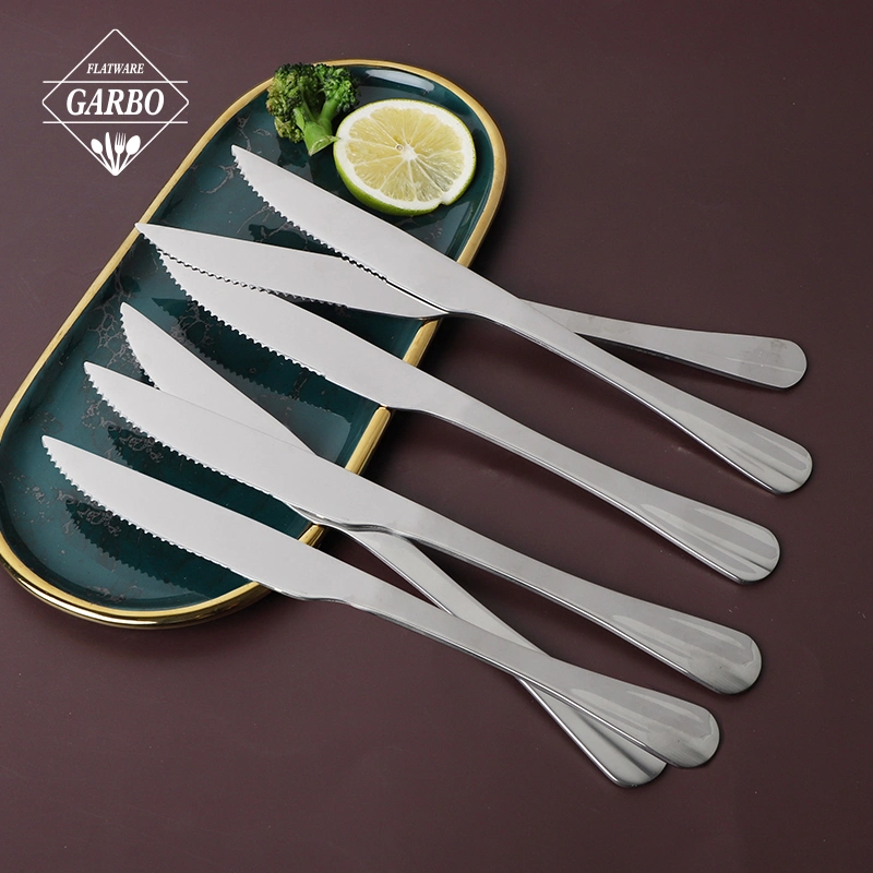420 Edelstahl Premium Qualität Metall Dinner Messer für Hotel Tafelsteak Messer Besteck