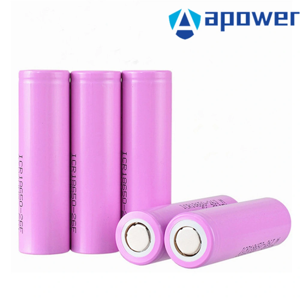 High Capacity Rechargeable 2600mAh Icr18650 3.7V Li- Ion Battery for Camera