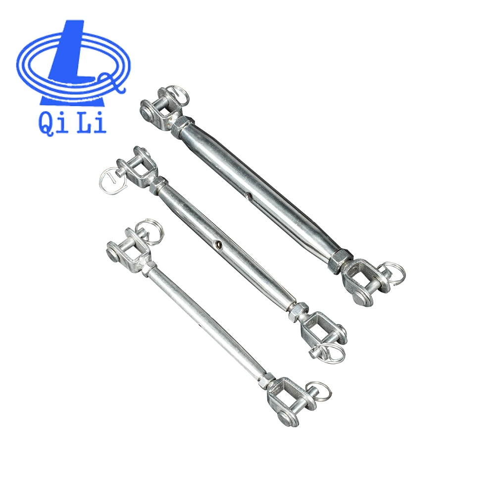 AISI304 316 Stainless Steel Heavy Duty Wire Rope Turnbuckle