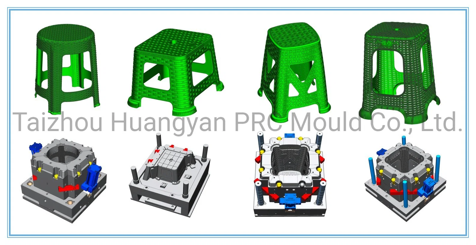 Los muebles de plástico adulto completo de inyección gran taburete Silla Pequeña Moldura Tabla moldes moldes Moldes de plantilla