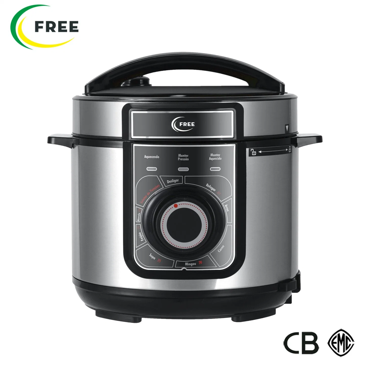 New Model 6L Smart Electric Pressure Cooker Rice Cooker with Knob Control