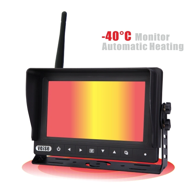 Waterproof 7" Monitor HD 12V/24V Reversing IP69K Camera for Cold Warehouse