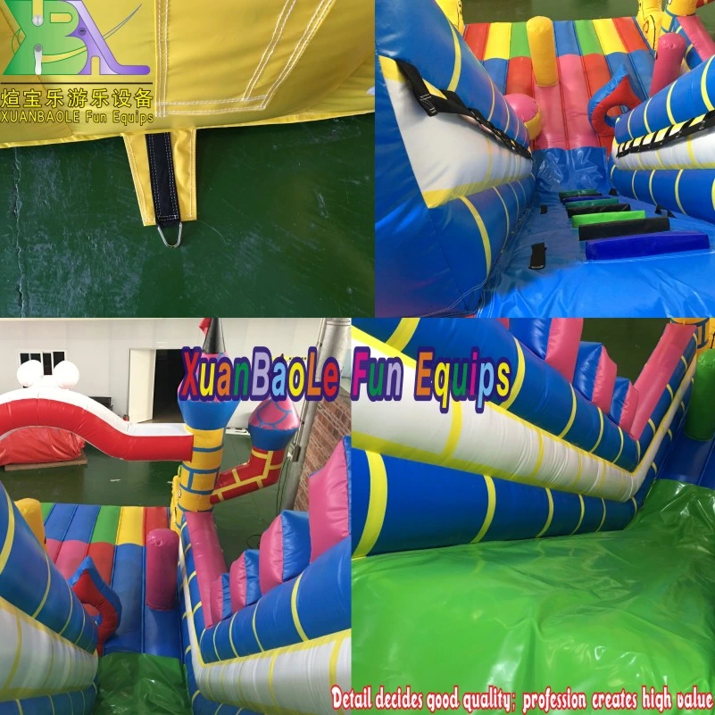 Russia OEM Professional Custom Design Party Air Games Giant Inflatable Double Dry Slide for Child&Adult Commercial Events