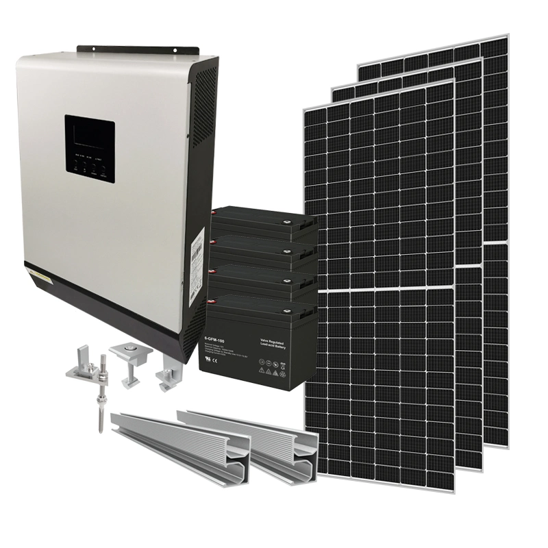 2kw 3kw 5kw 10kw off Grid Solar Power System with PV Solar Panel Battery Energy Generator