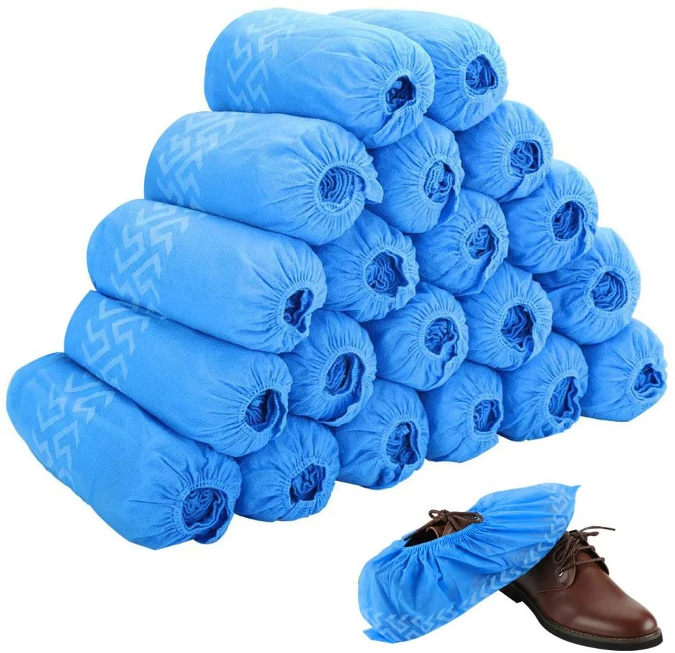 Wholesale/Supplier Blue Dust Proof PE / CPE Overshoes Disposable Plastic Outdoor Shoe Covers