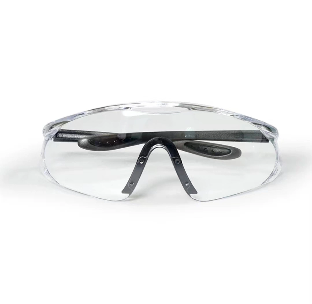 Matériau protecteur de protection pour PC personnel anti-rayures Clear protection oculaire industrielle Lunettes de protection sport