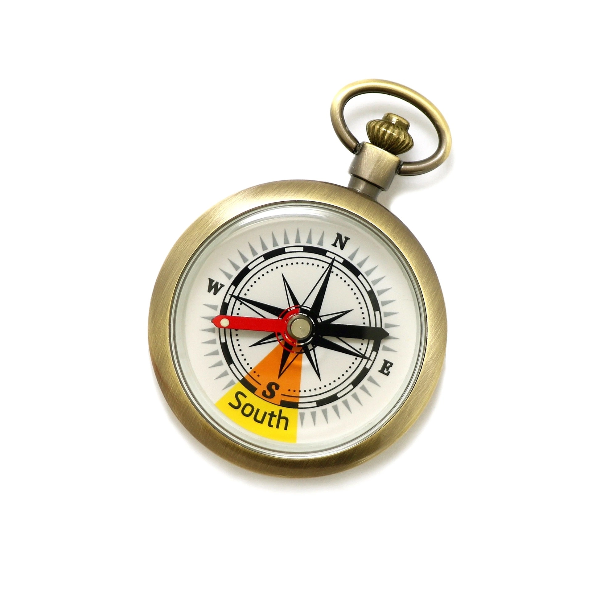 New Copper Brass Sundial Metal Gift Pocket Compass