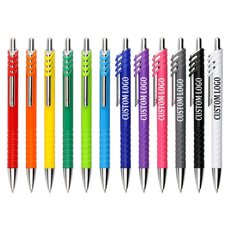 High End Customzied Multi Color Plastic Ball Point Pen for School