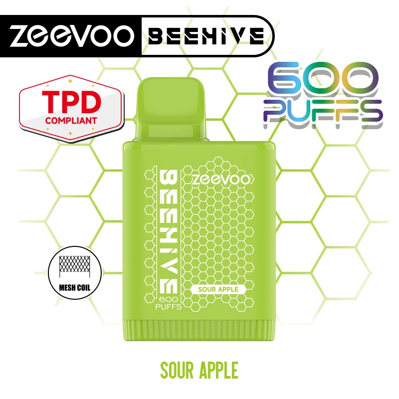 2% nicotine jetable Zeevoo Beehive E-cigarette Shion OEM Pod beaucoup Saveurs Vape