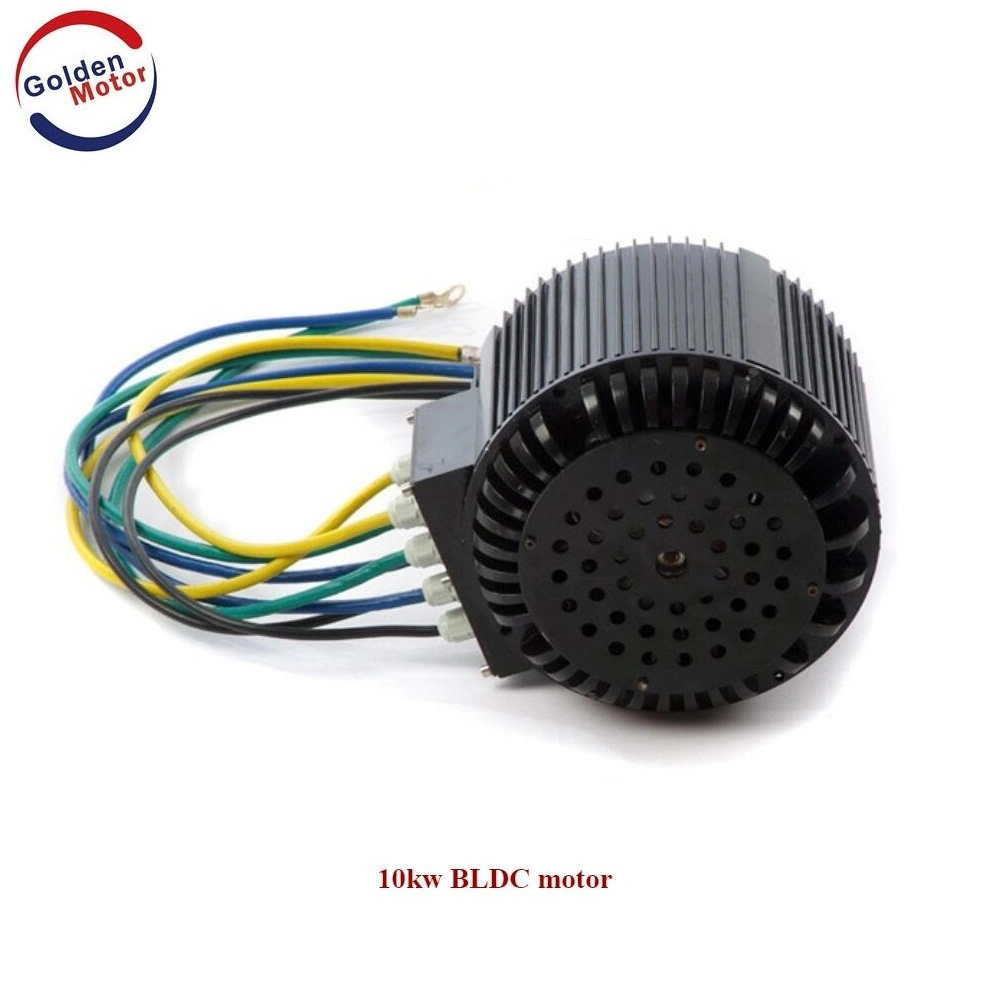 72V 10KW Air Cooling BLDC Motor with Controller for Electric Car Conversion Kit,Electric Scooter