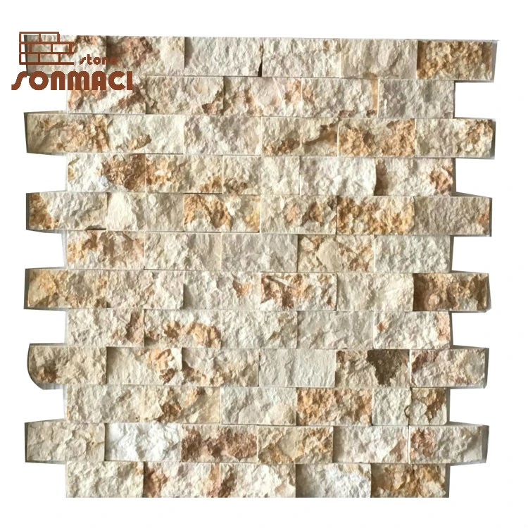 Beige naturales piedra pizarra patrones de mosaico