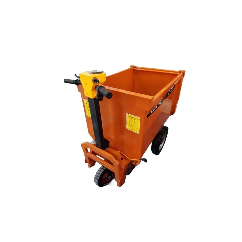 Kapazität Robuste Ausführung Poly Garten Dump Cart / Rahmen Schubkarre