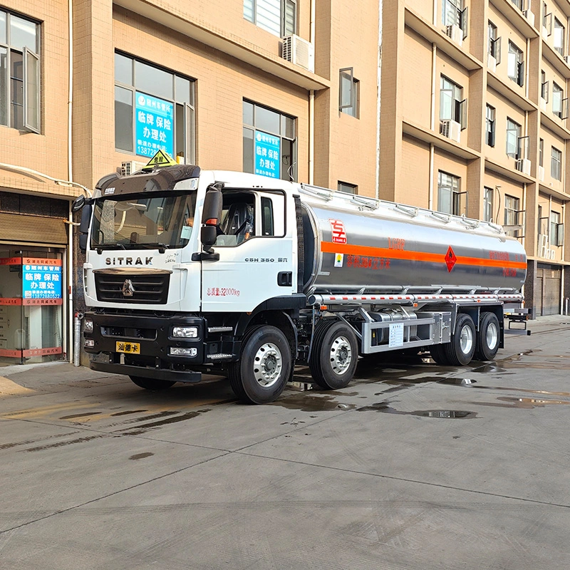 Sinotruk 25 toneladas camião-combustível 8 * 4 Depósito combustível camião combustível Camião cisterna