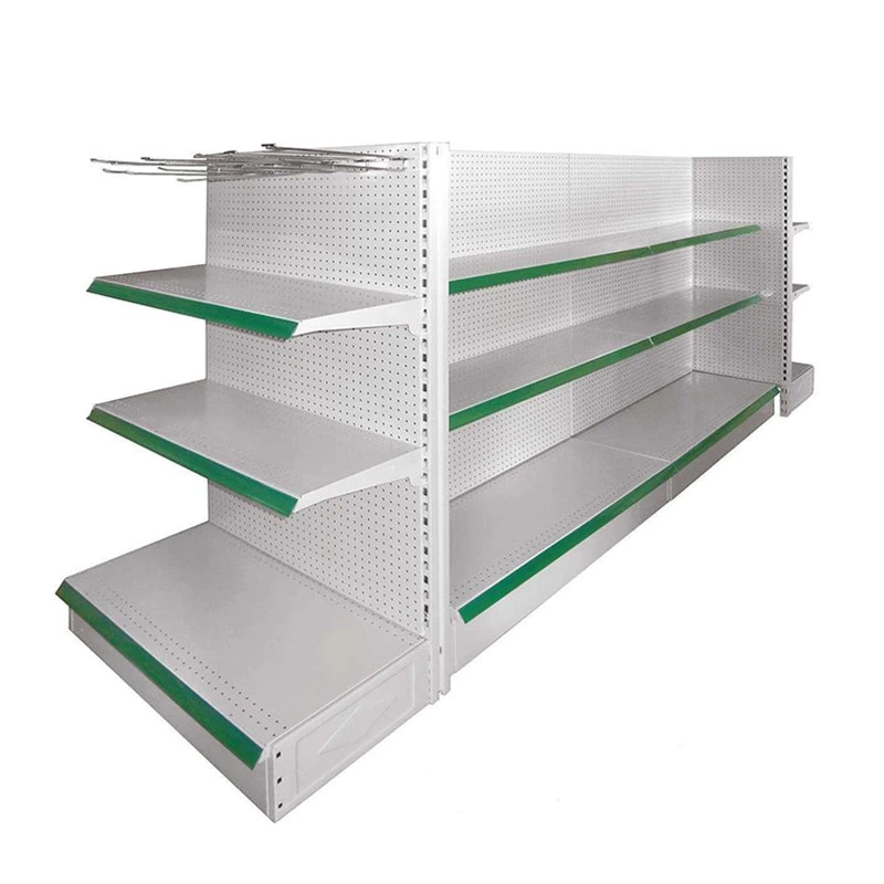 Double Side Metal Gondola Supermarket Store Shelving