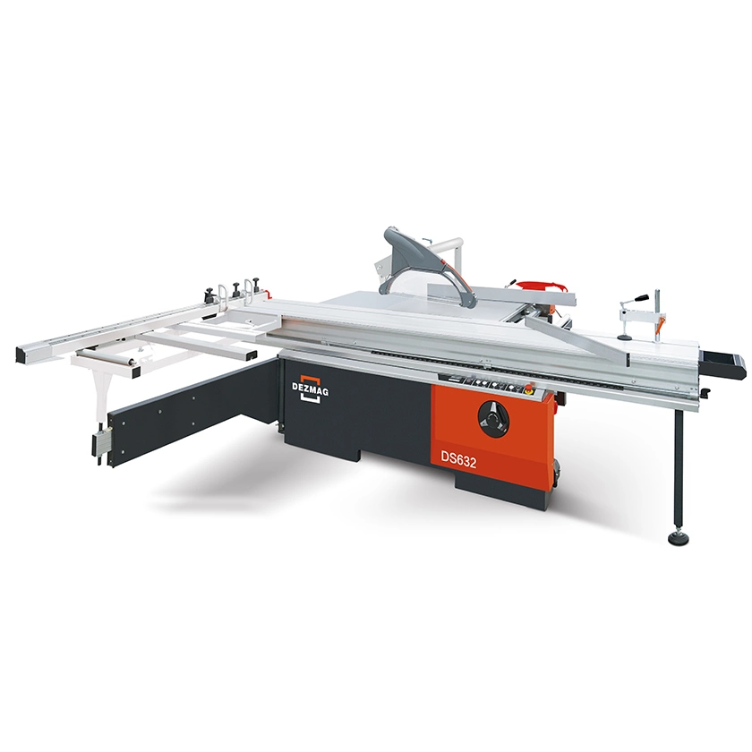 Simple Operated High Precision Wood Cutting Sliding Table Saw Machine