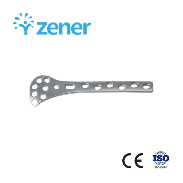 Distal Lateral Femoral (Condylar) Plate II Titanium Alloy, Orthopedic Implant, Trauma, Surgical, Medical Instrument Set, with CE/ISO/FDA, Small Fragment
