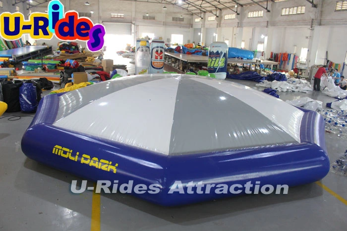 water park gigantic bouncing dome water trampoline jumping bed for aquapark