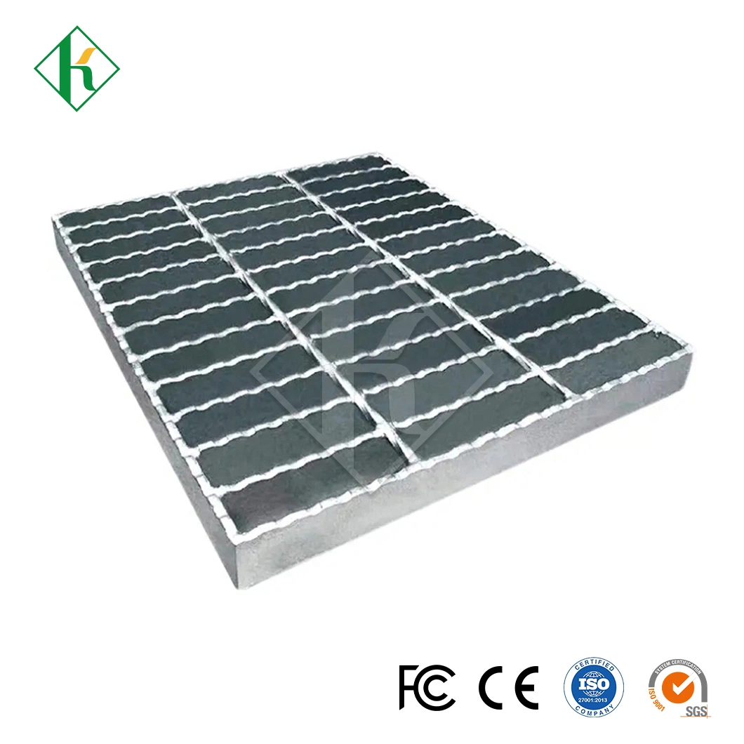 Kaiheng Metal Mesh Steel Bar Grating Manufacturing Steel Trench Drain Cover China Anti-Pry Stainless Steel Trench Grating