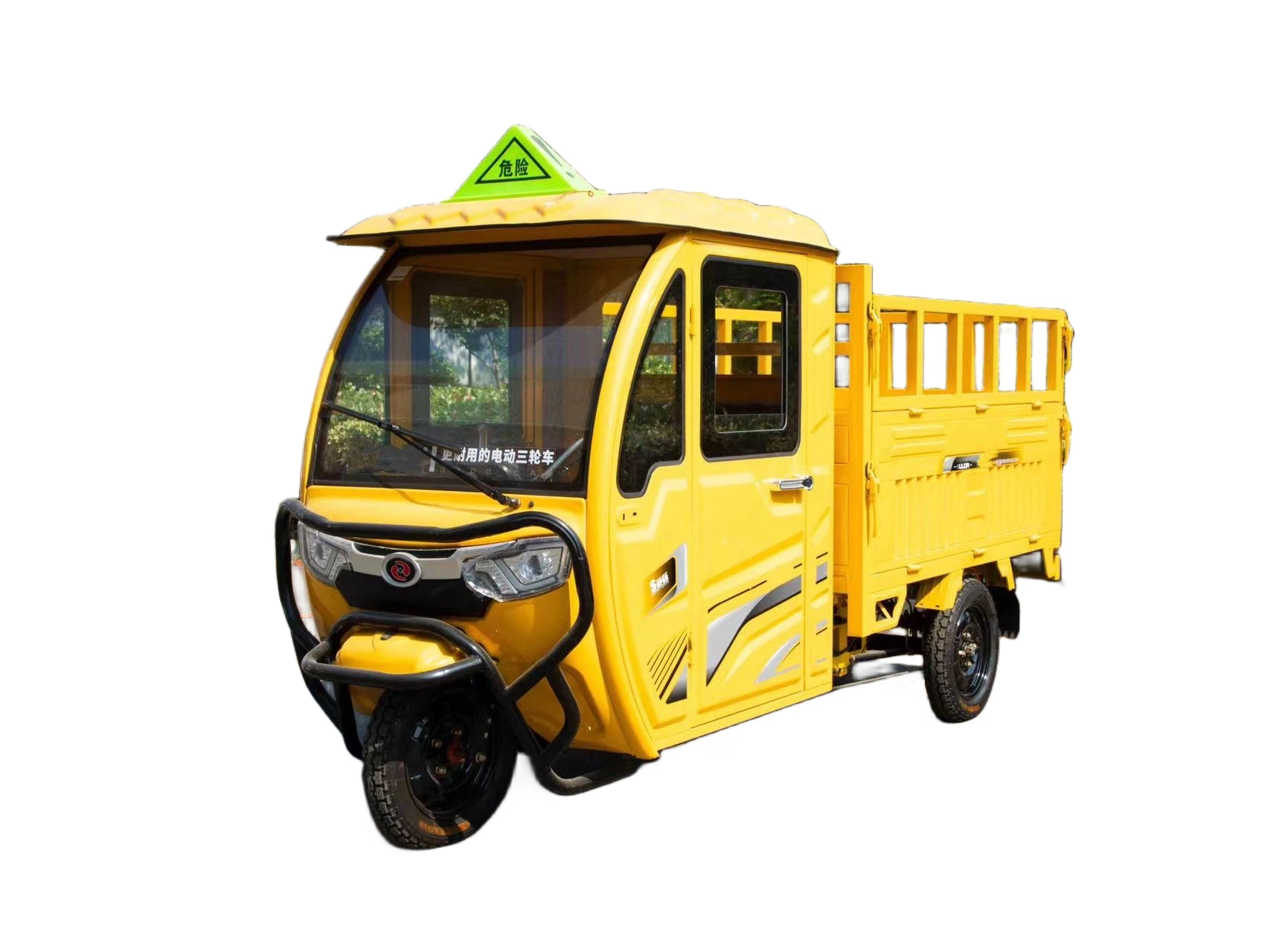 800W 48V Tricycle électrique polyvalent pour passagers et marchandises pour adultes.