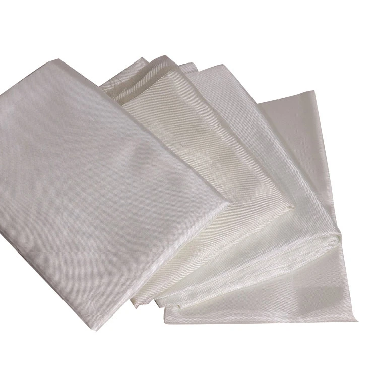 White/Gold Plain Woven E-Glass Fiberglass Cloth Plain Woven Fiberglass Fabric