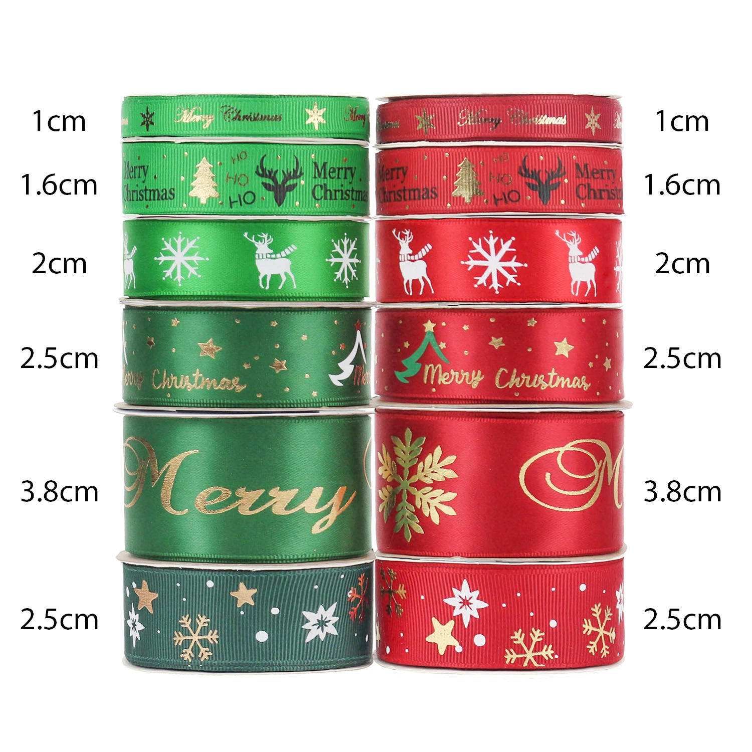 2022 New Christmas Ribbon, Christmas Tree Decorative Ribbon Gift Packaging Christmas Accessories DIY Decorative Ribbon
