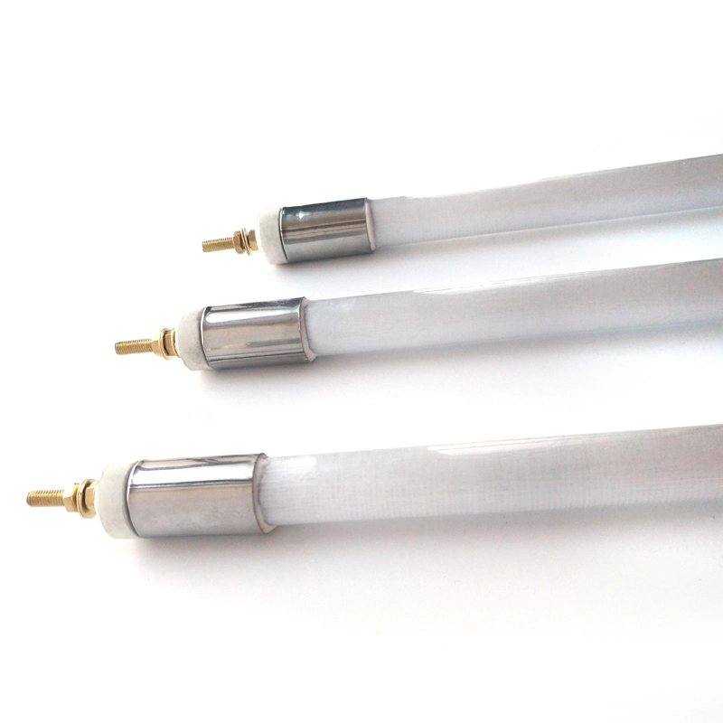 Milky White Circular Quartz Heating Tube with Short-Wave Infrared