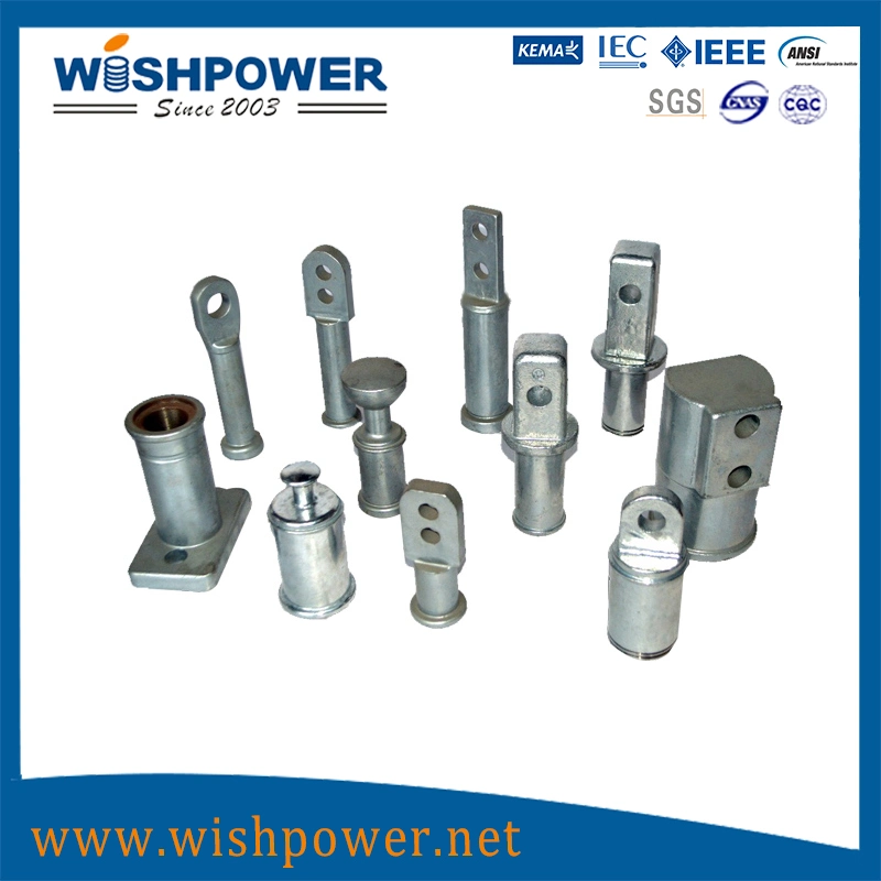 Power Line Fitting Hot-DIP Galvanized End Socket Insulator Power Fitting