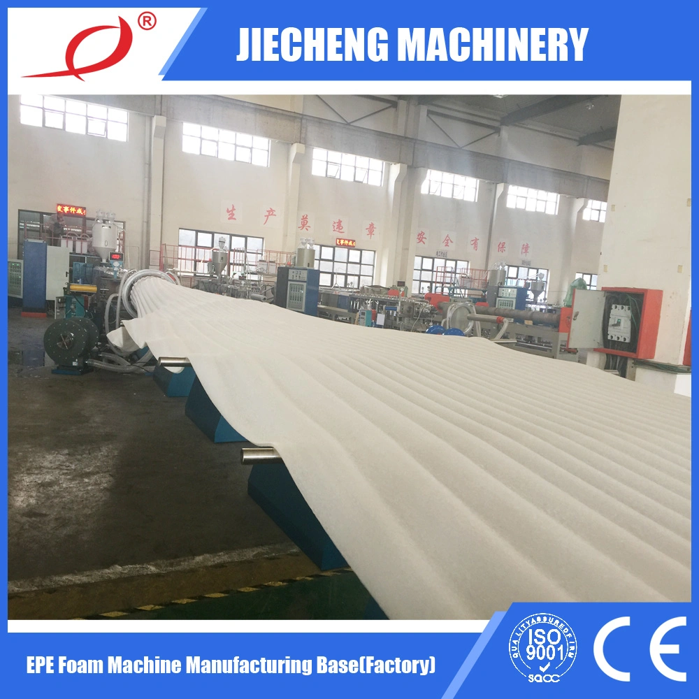 EPE Foam Sheet Machine Extruder Jc-220mm Expandable Polyethylene Plastic Machinery Manufacturer Low Density Good Cell Structure